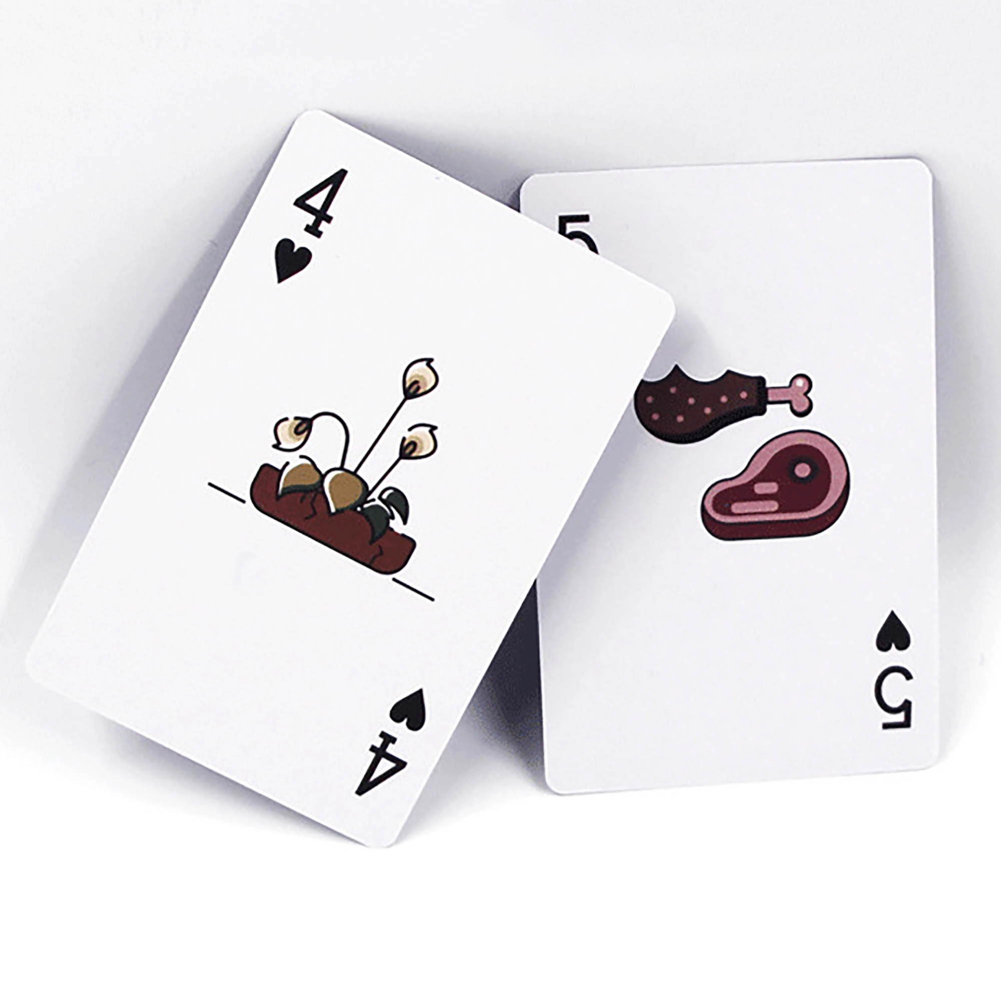 MOQ 100pcs Full Color Custom Poker Playing Cards 10