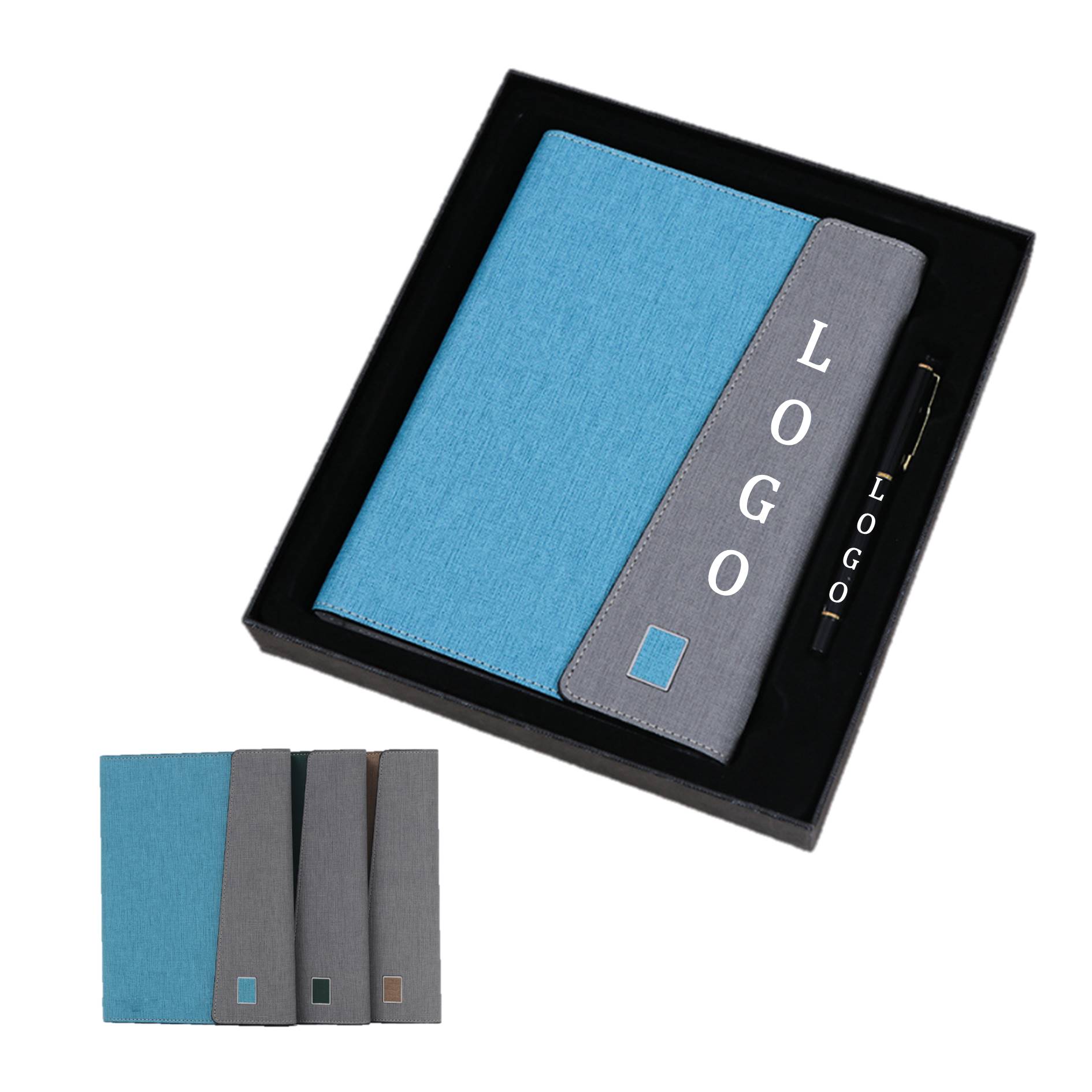 Notebook With Pen Gift Box Set 4