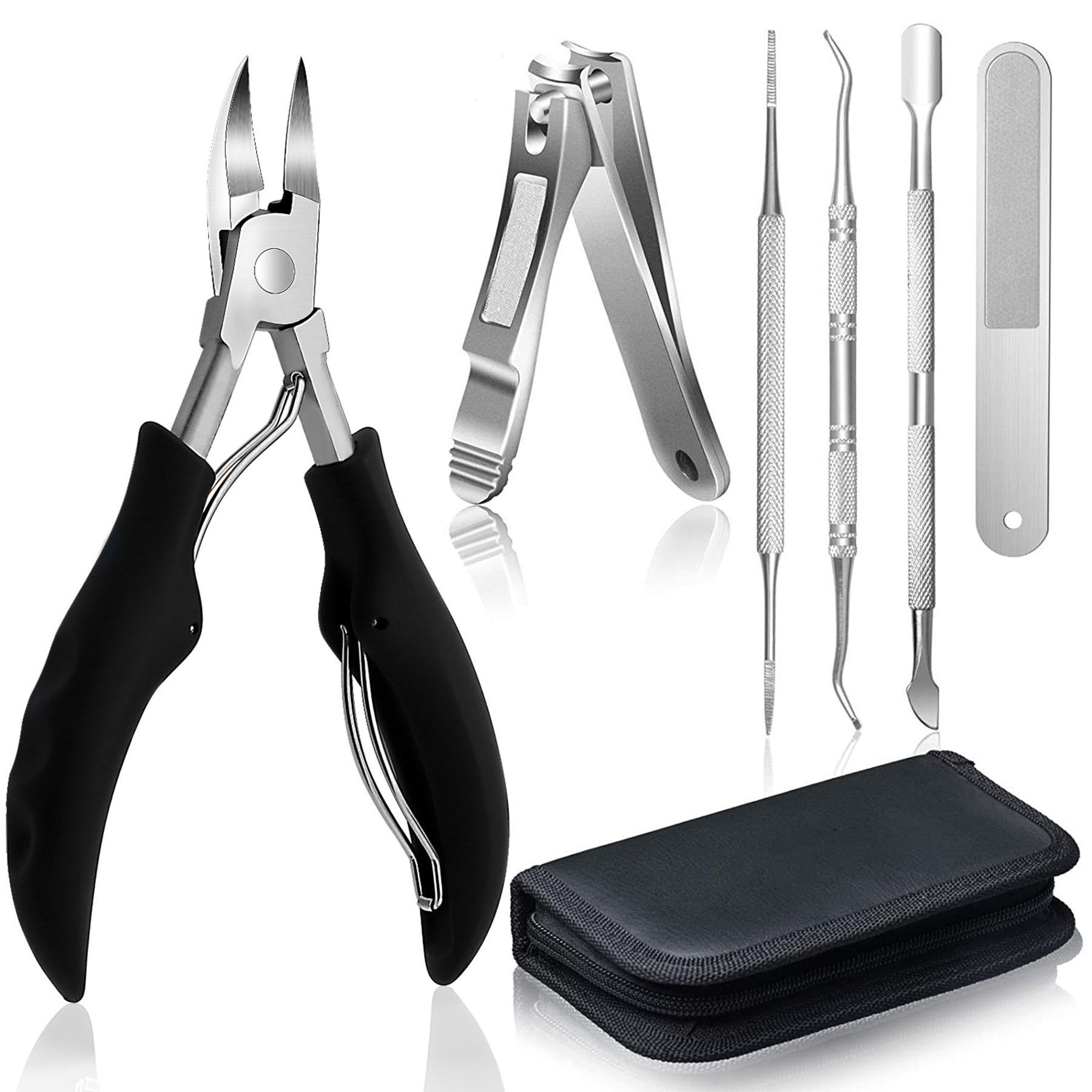 Toenail Clippers Kit With Carry Case 2