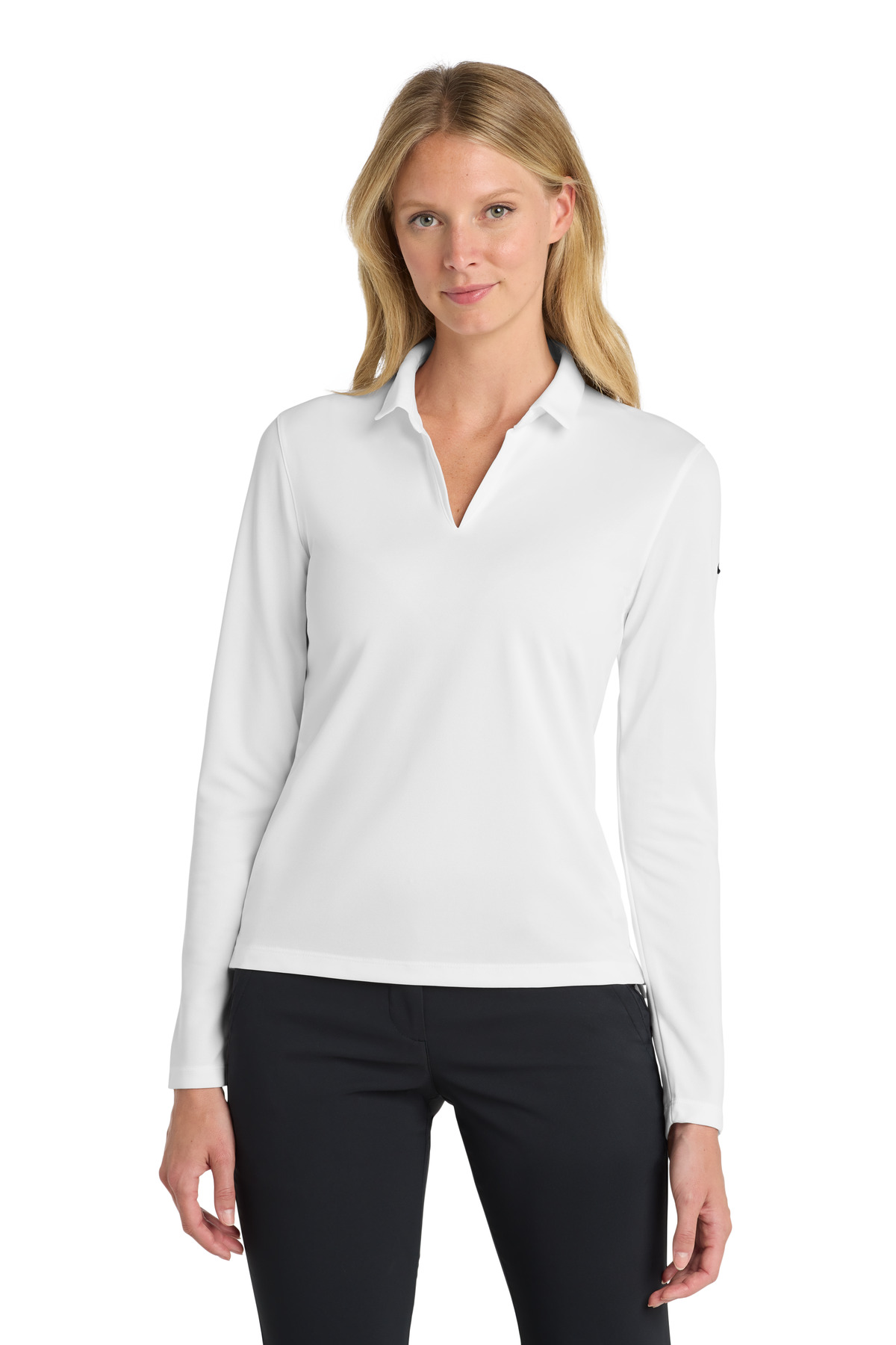 Nike Women's Dri-FIT Micro Pique 2.0 Long Sleeve Polo NKDC2105 9