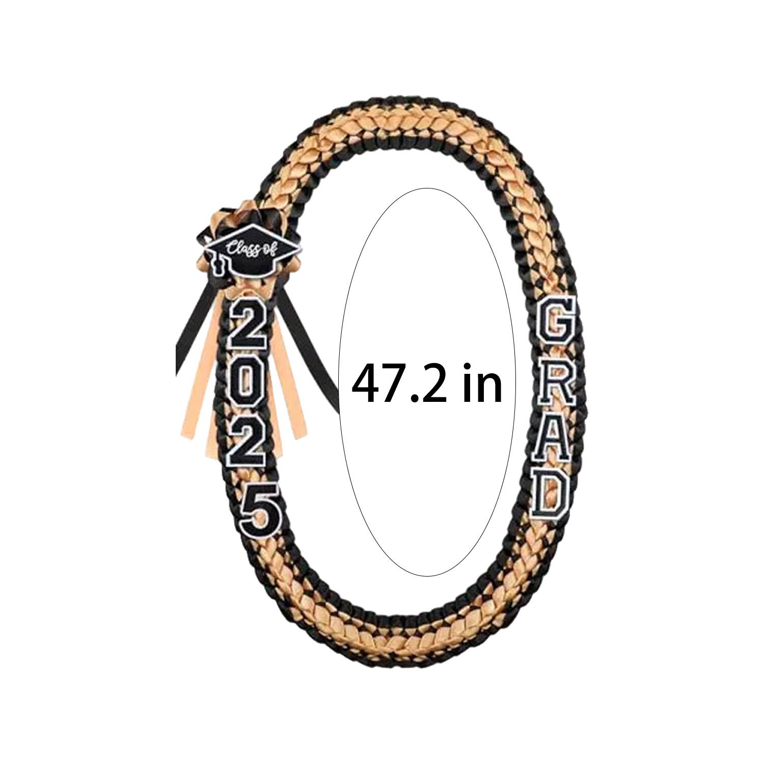 2025 Two Tone Handwoven Graduation Garland 7