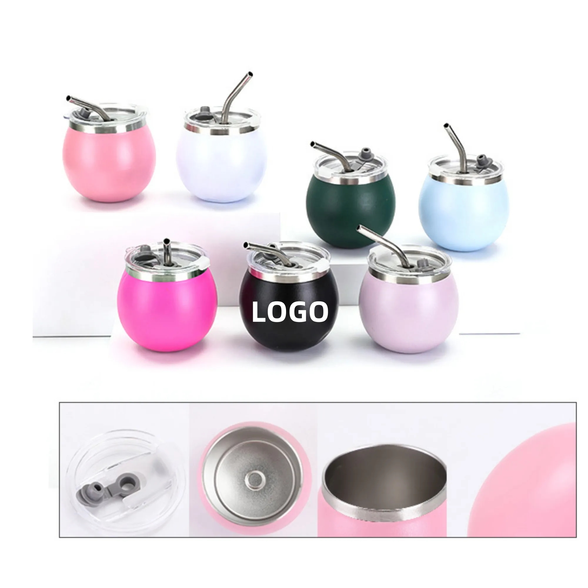 6oz 304 Stainless Steel Mini Water Bottle, custom water bottle with logo imprint 3