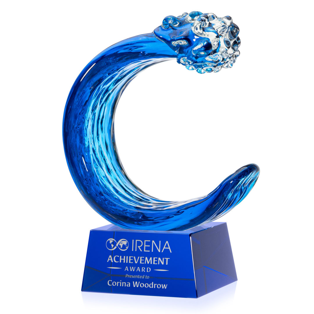 Oceana Award on Robson Base - Blue 9