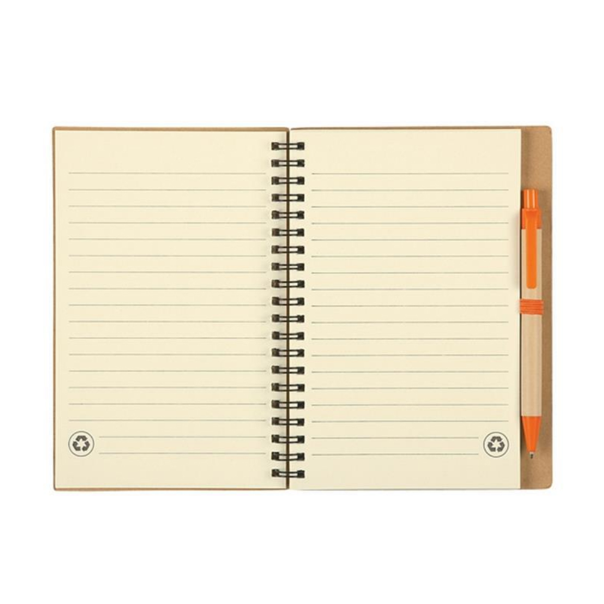 Recycled Spiral Notebook and Pen Set with Custom Logo 3