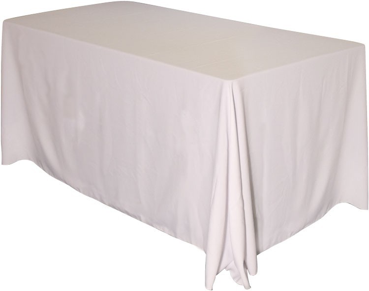 Blank Draped 4 ft. Table Throw 1