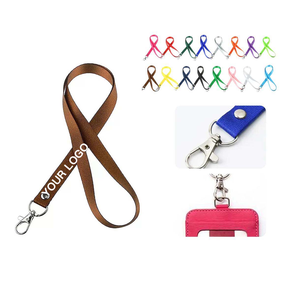 Polyester Lanyard for Phone and Badge Carrying 4
