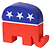 Republican Elephant Stress Reliever 2