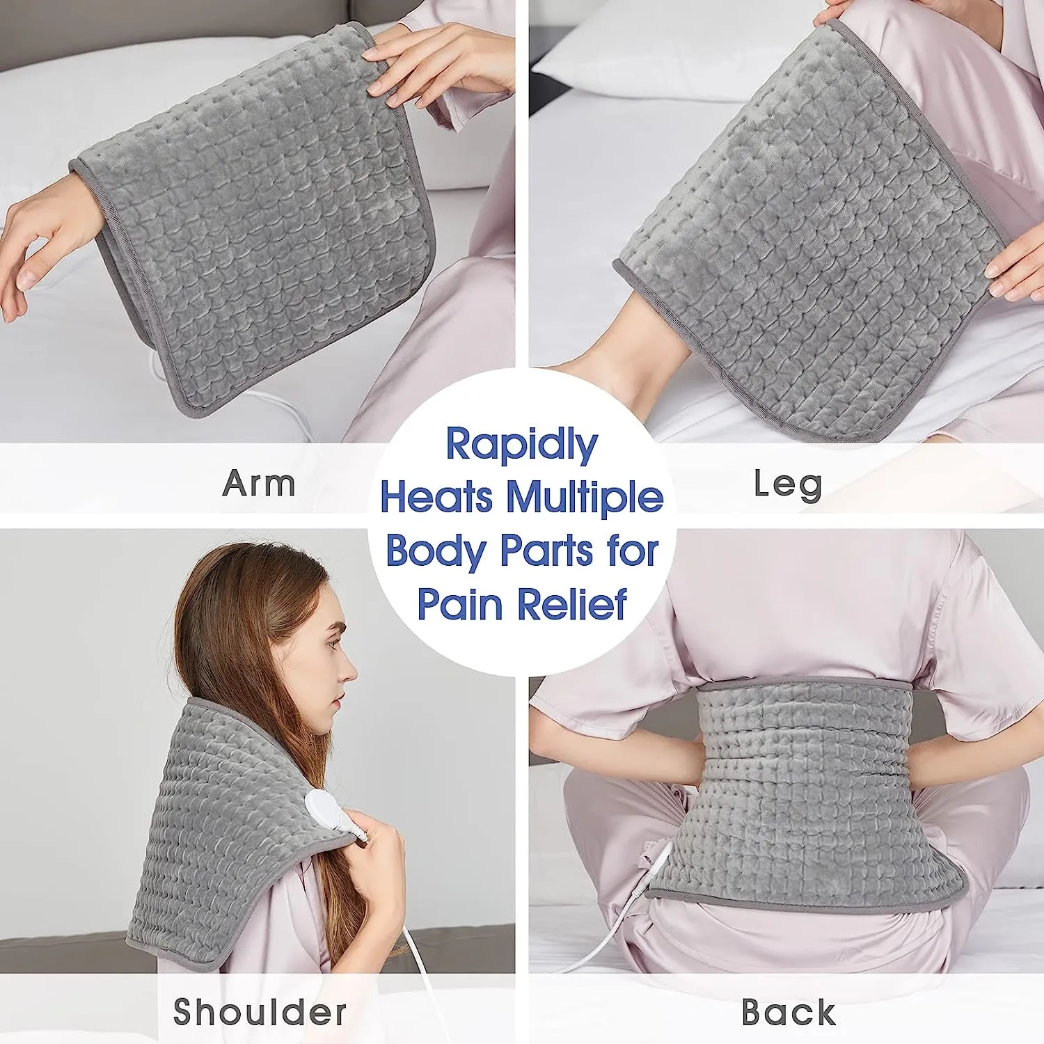 Heating Pad for Back Pain Relief with Auto Shut-Off 2