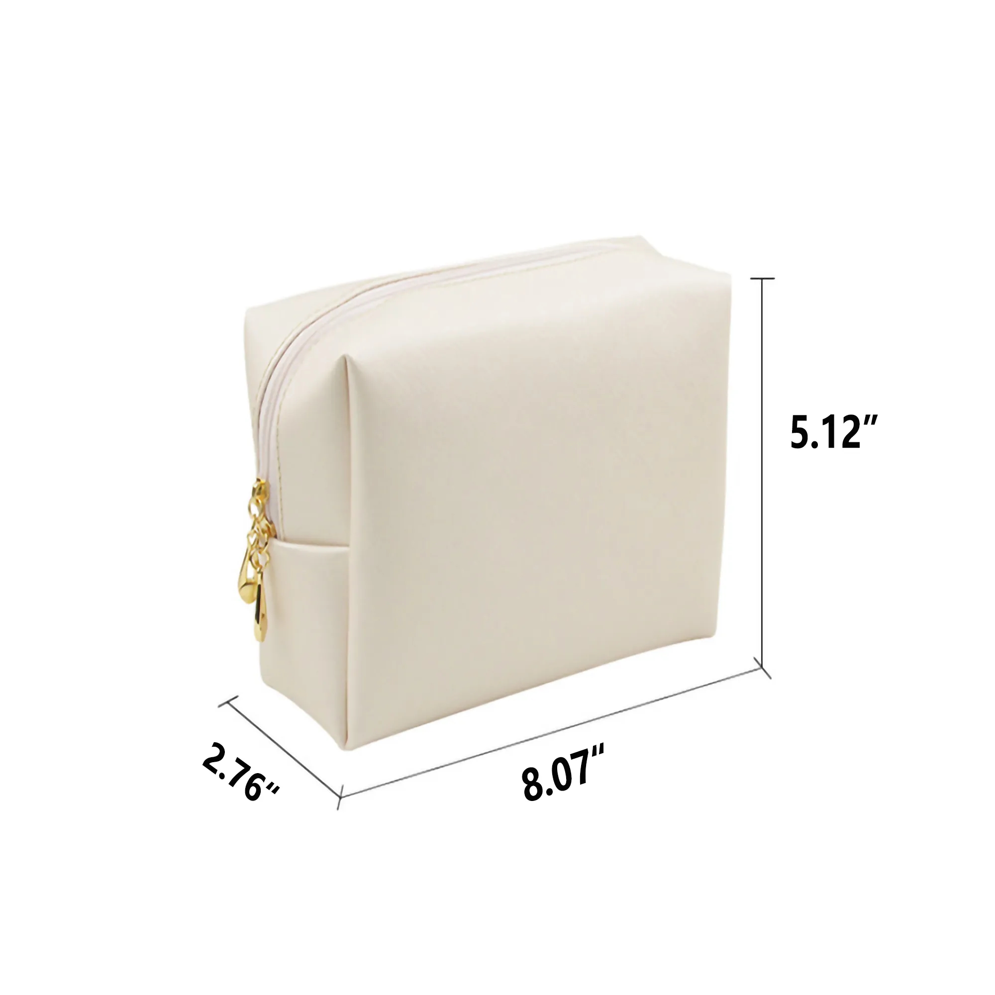 PU Leather Waterproof Travel Cosmetic Bag MOQ 100PCS 8