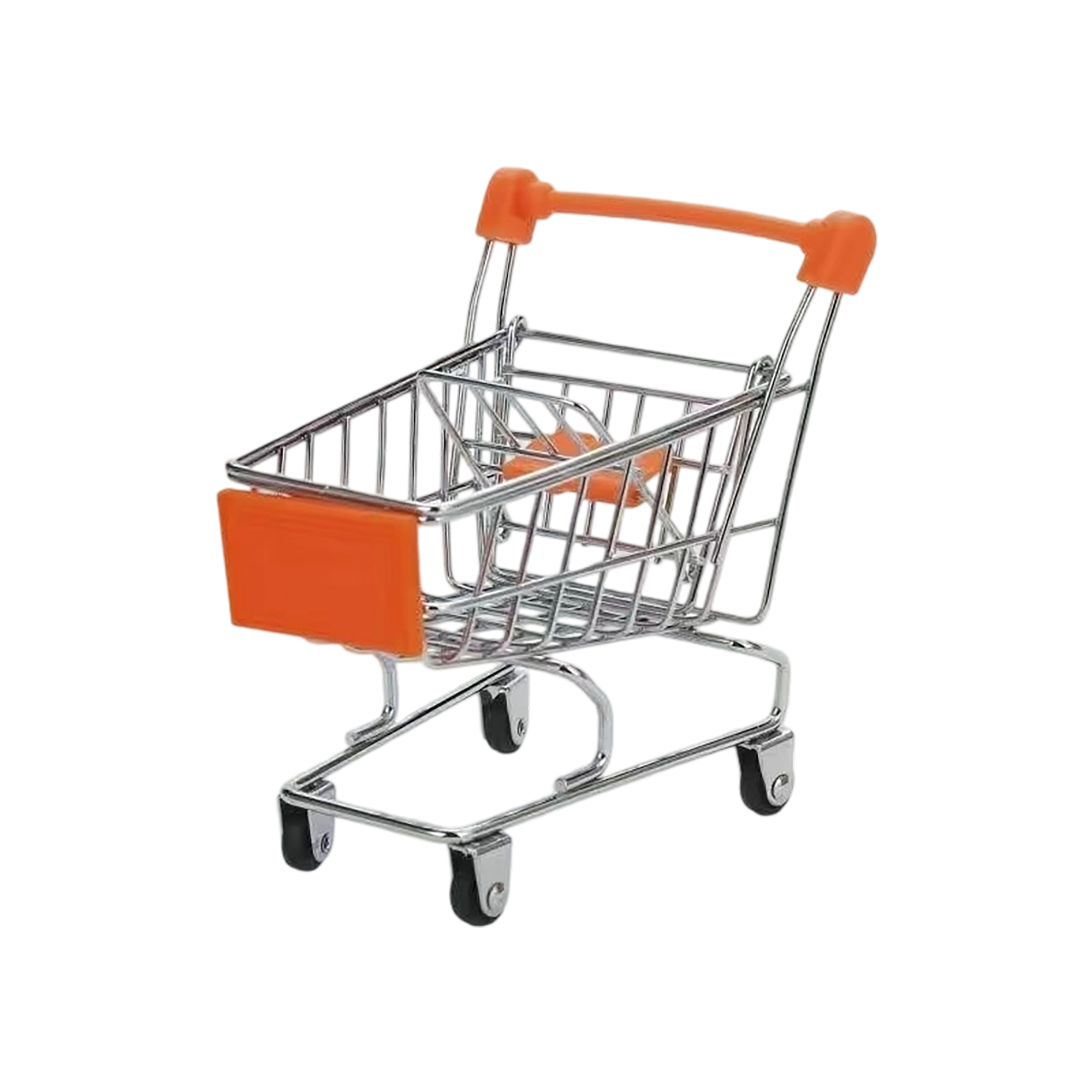 Mini Desktop Shopping Cart Organizer 4.3" x 3.3" x 4.7" 12