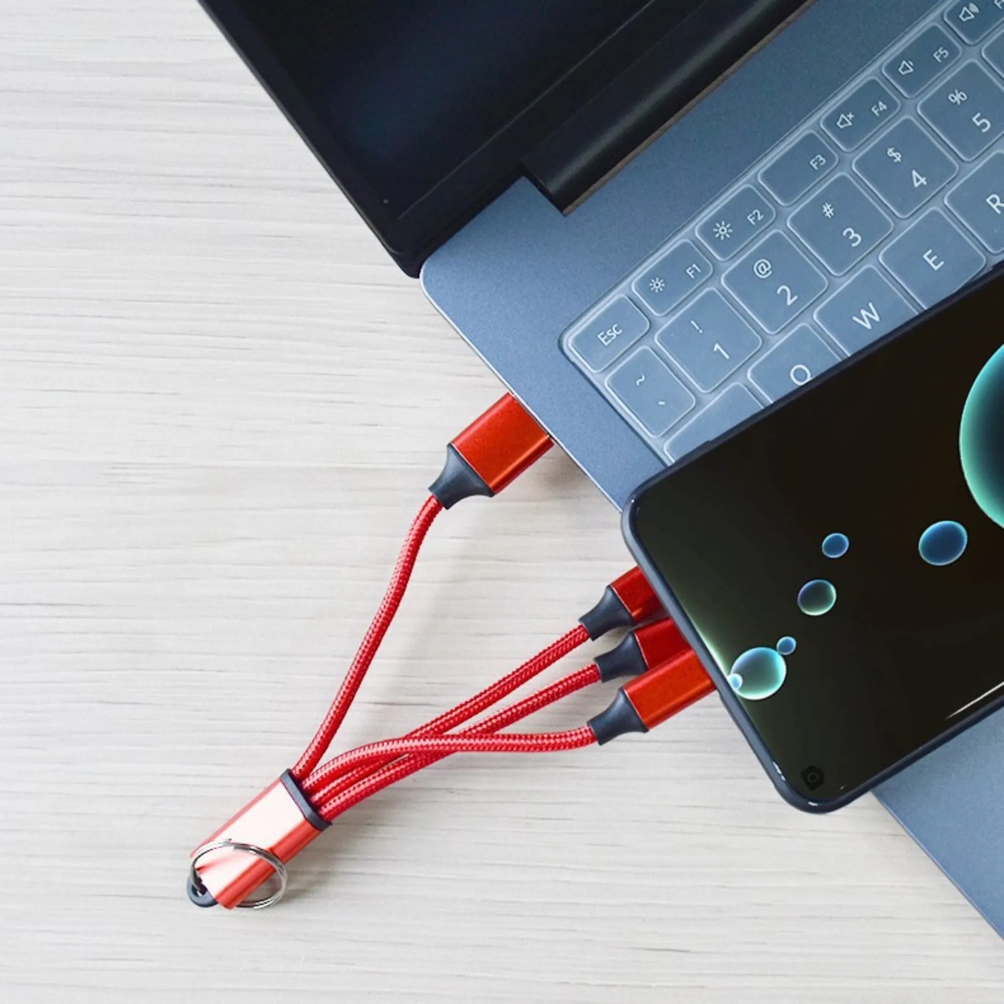 3-in-1 Keychain Charging Cable 6