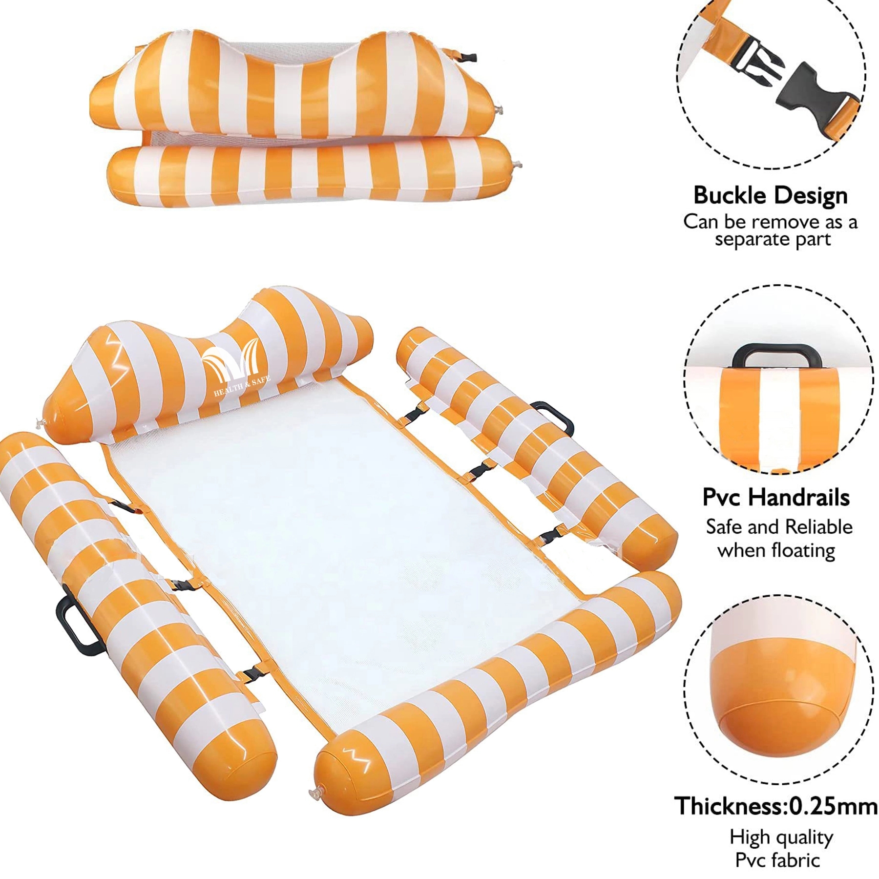 Inflatable Swimming Pool Float Hammock 2