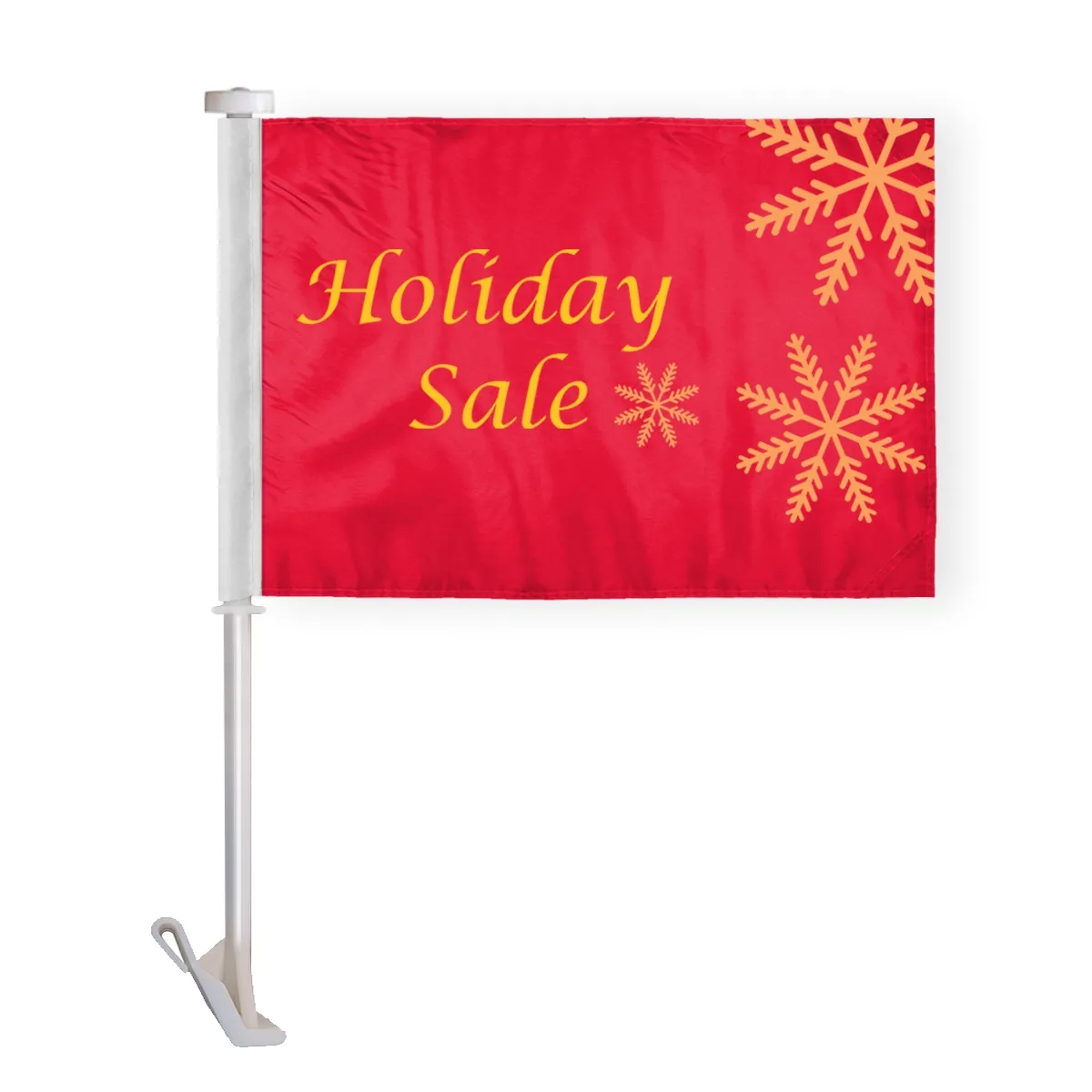 10.5" x 15" Advertising Car Flag - wPoly 1 Ply 7