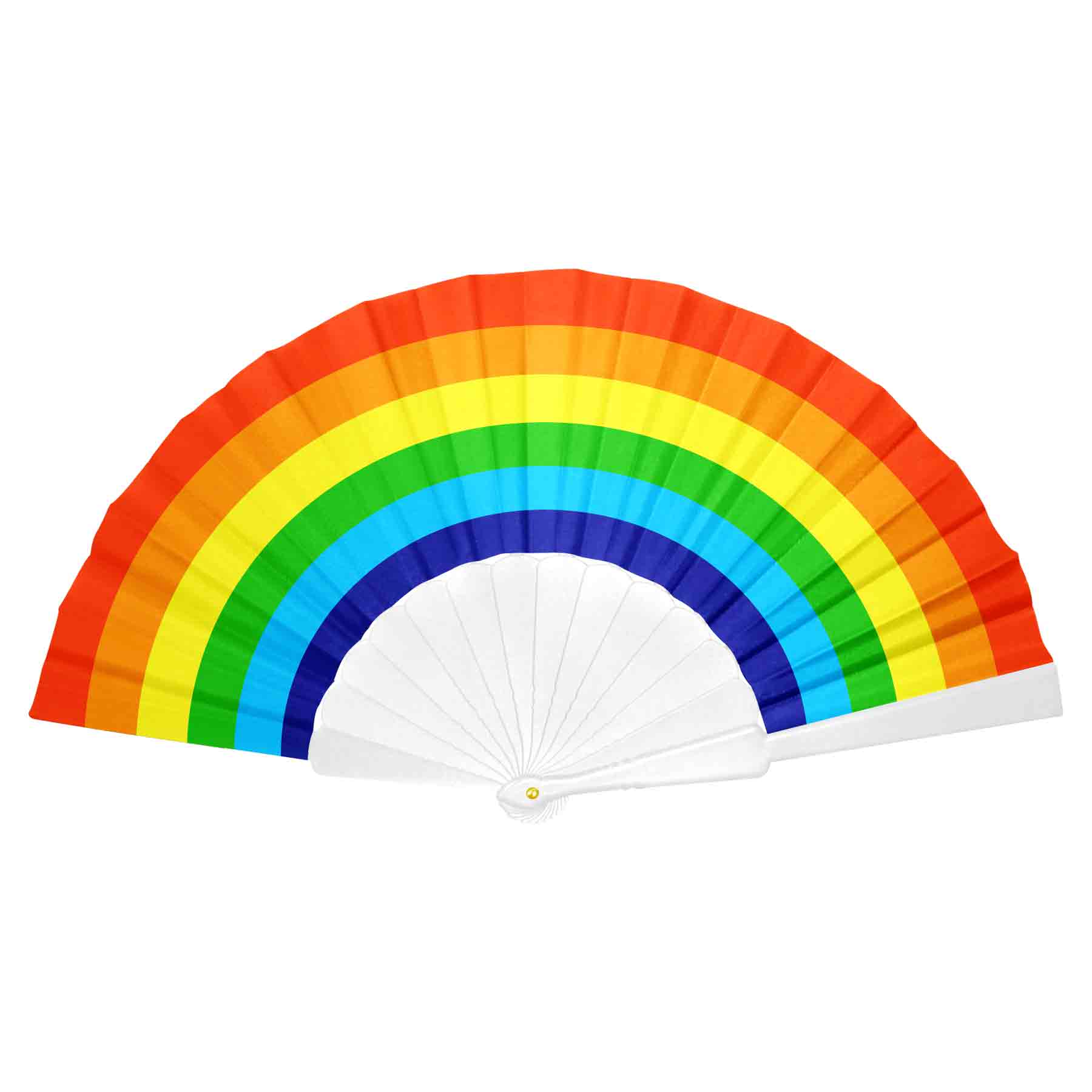 9" Plastic Folding Hand Fan 14