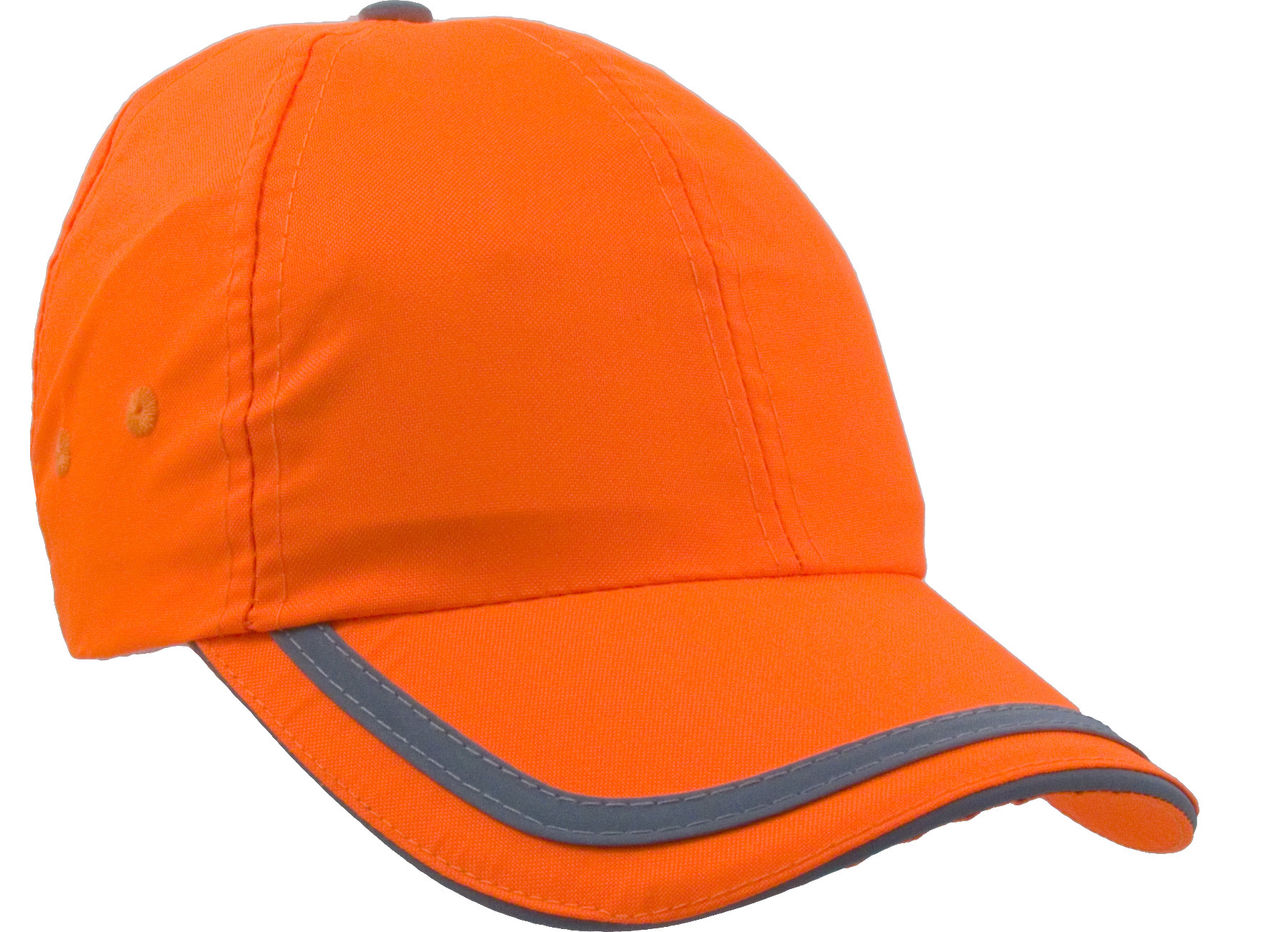 6 Panel Fluorescent Polyester Safety Cap 3