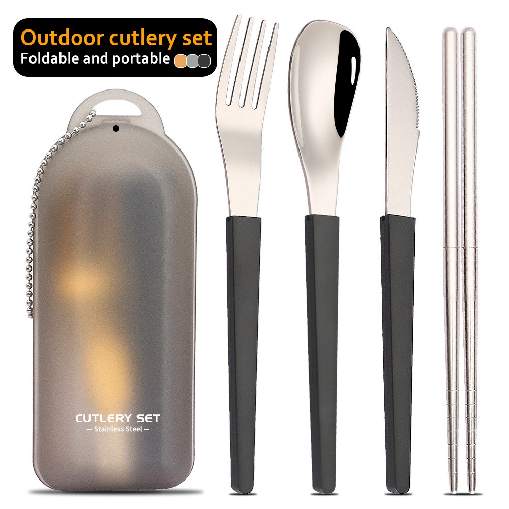 Foldable Stainless Steel Cutlery Set 2