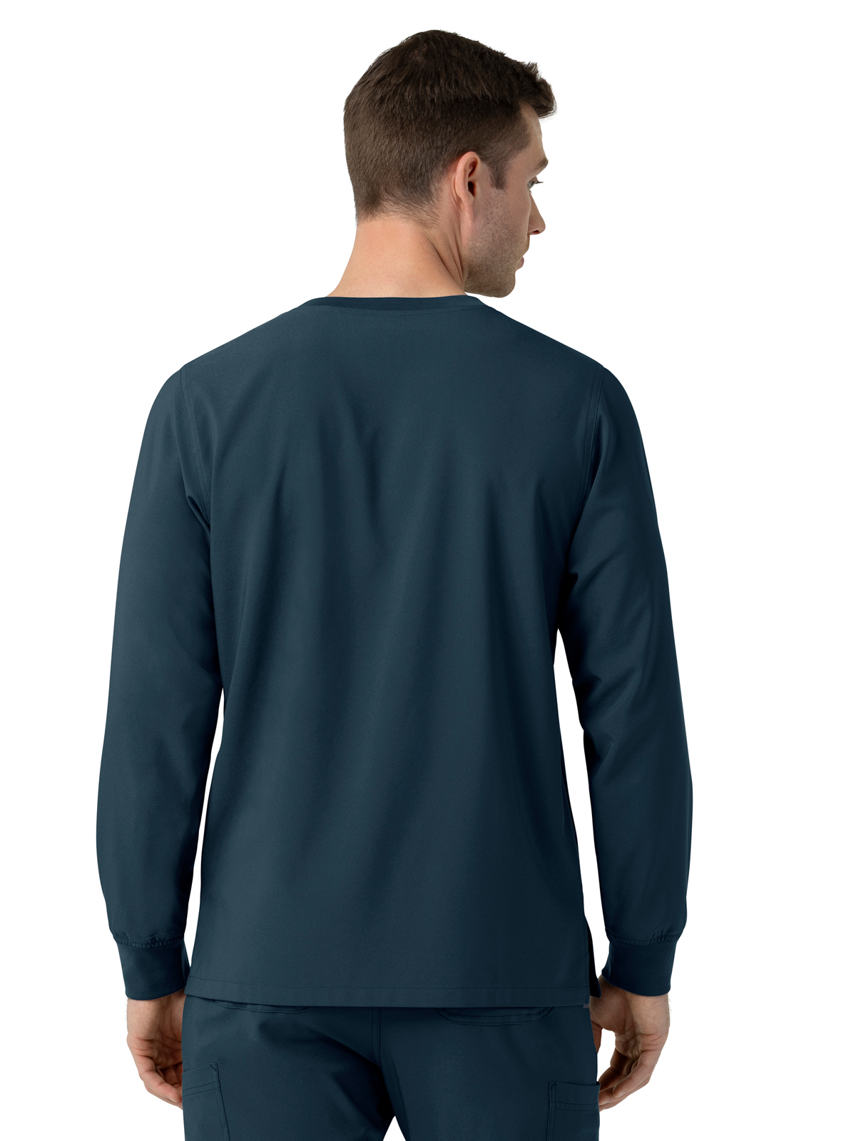 Carhartt Scrubs - Men's Two-Pocket Crew Neck Long Sleeve Scrub Top 12