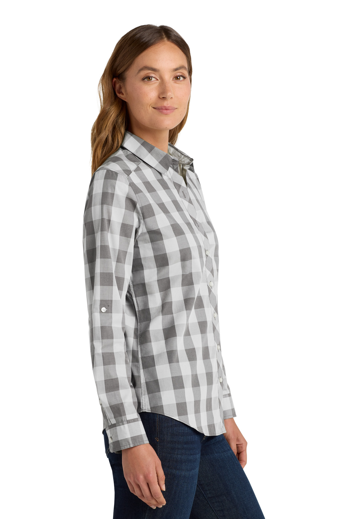 Port Authority Women's Everyday Plaid Shirt. LW670 2