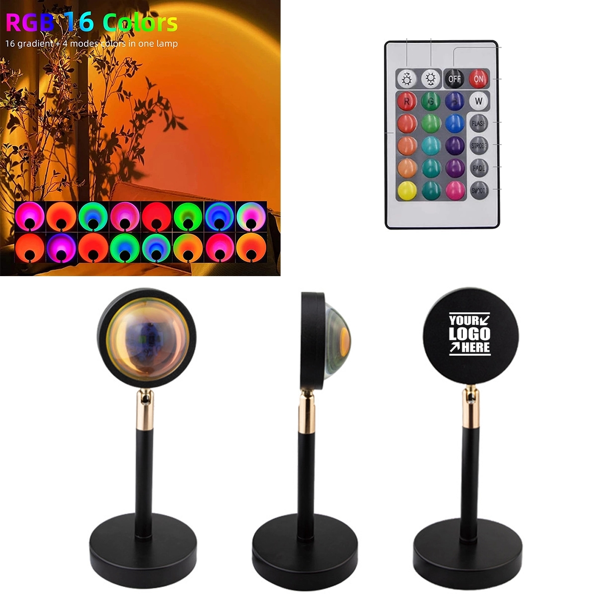 Sunset Lamp Projection with Remote Control 4