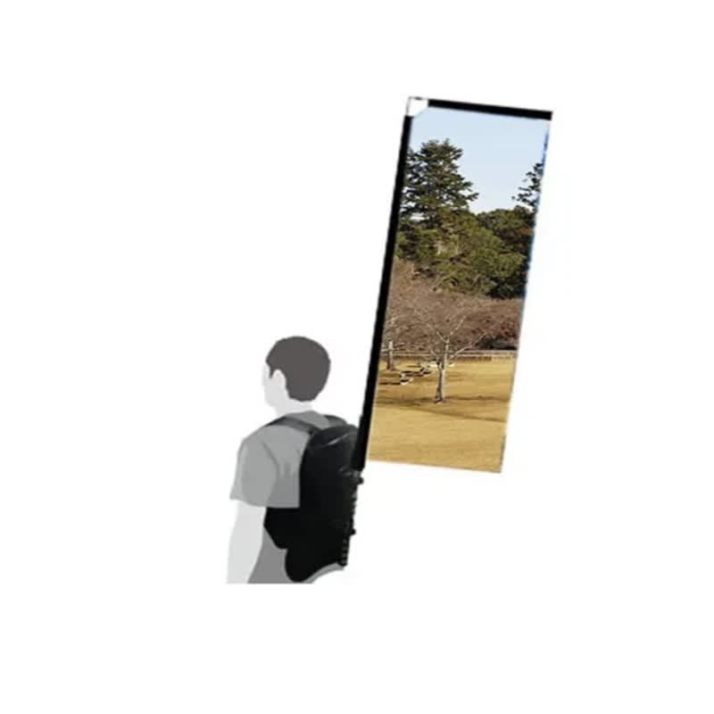 Full Color Backpack Rectangle Flag 9