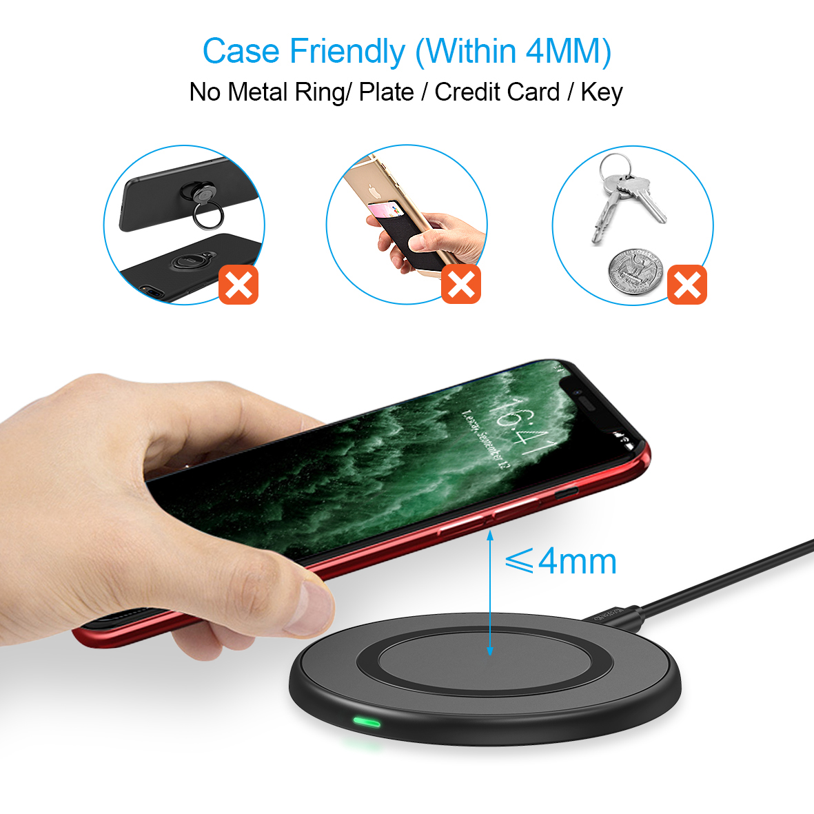 Choetech® 10W Qi Charger 3