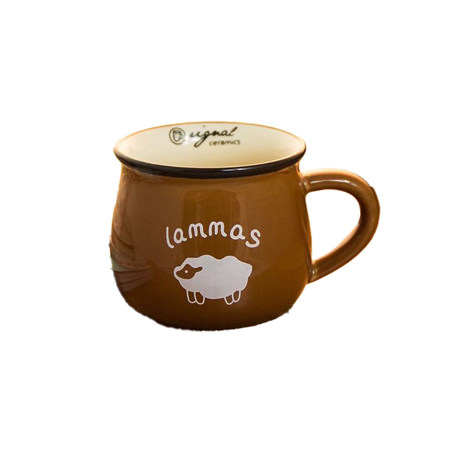 12oz Ceramic Egg-Shaped Mug 6