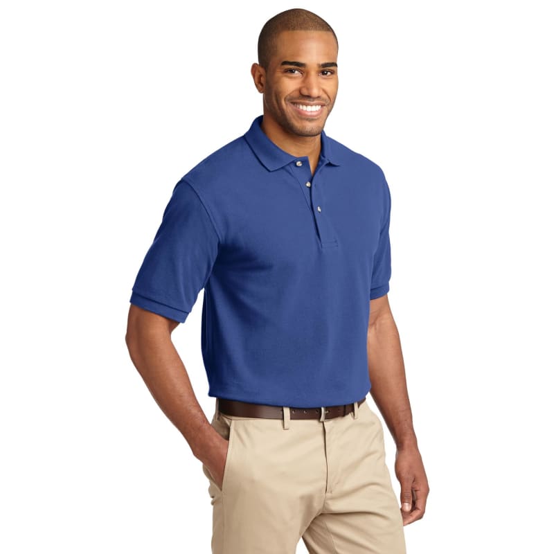 Port Authority Heavyweight Cotton Pique Polo. 62