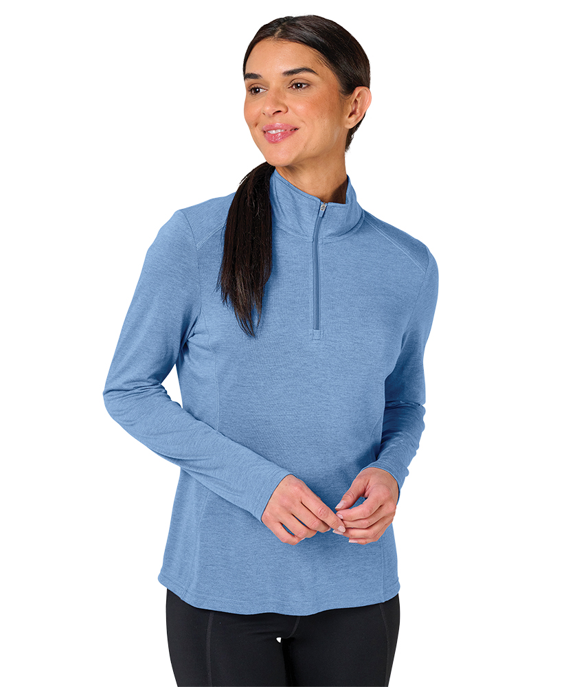 Women's Vista Tri-Blend Quarter Zip 21
