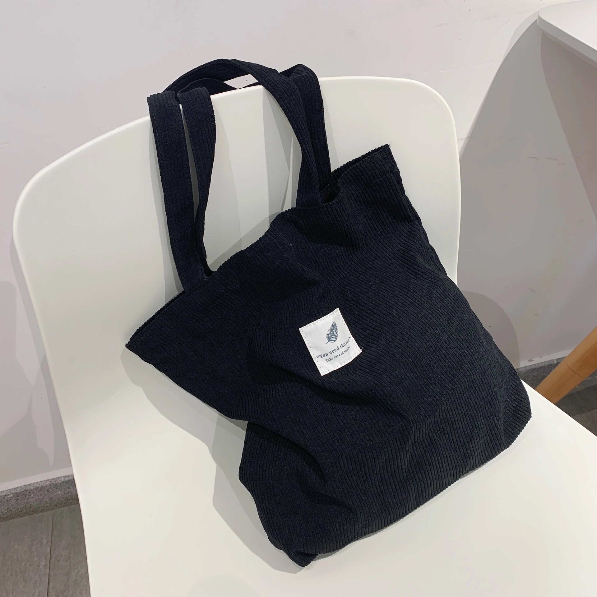 Tote Handbag With Pocket, custom tote bag with logo imprint 15