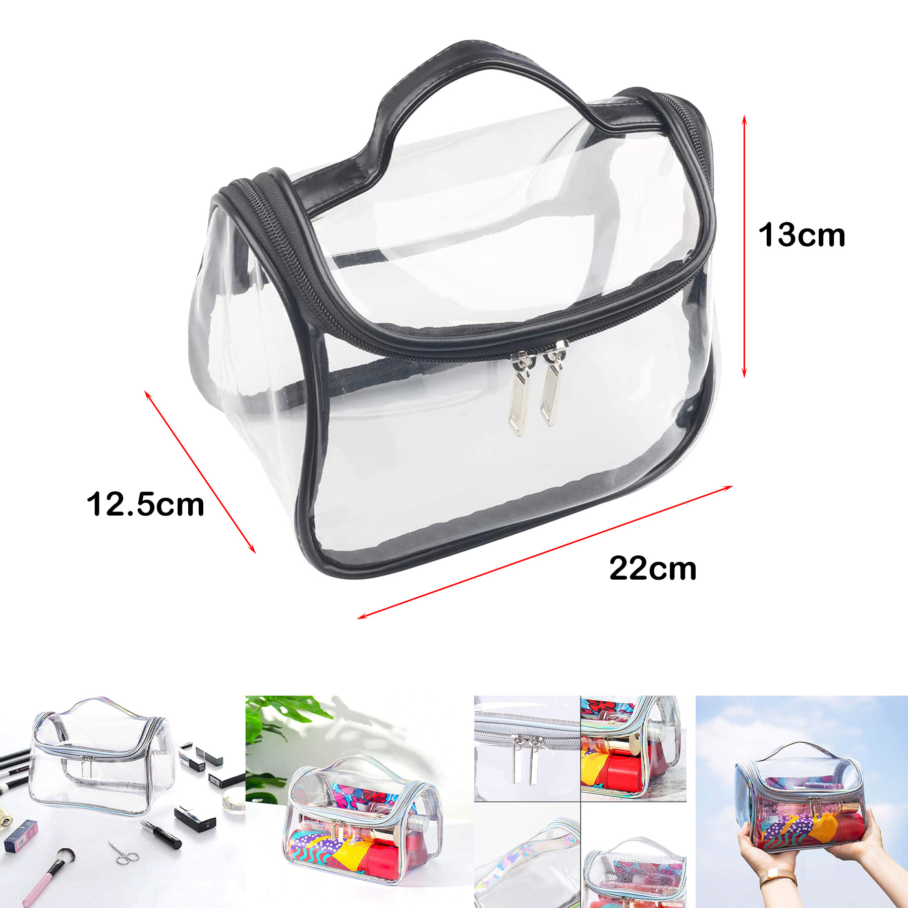 Travel Clear Makeup Bag 2