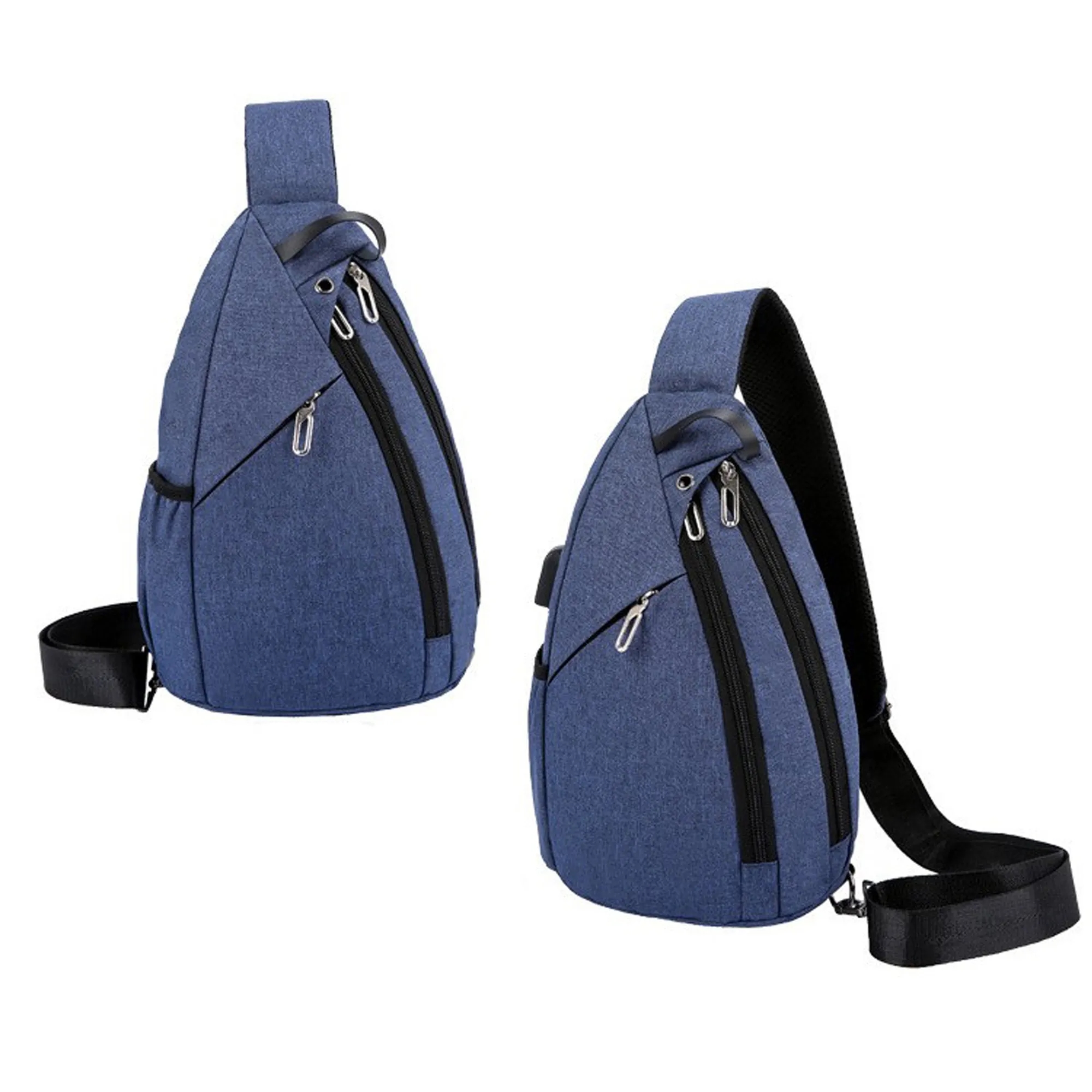 USB Oxford Crossbody Bag 4