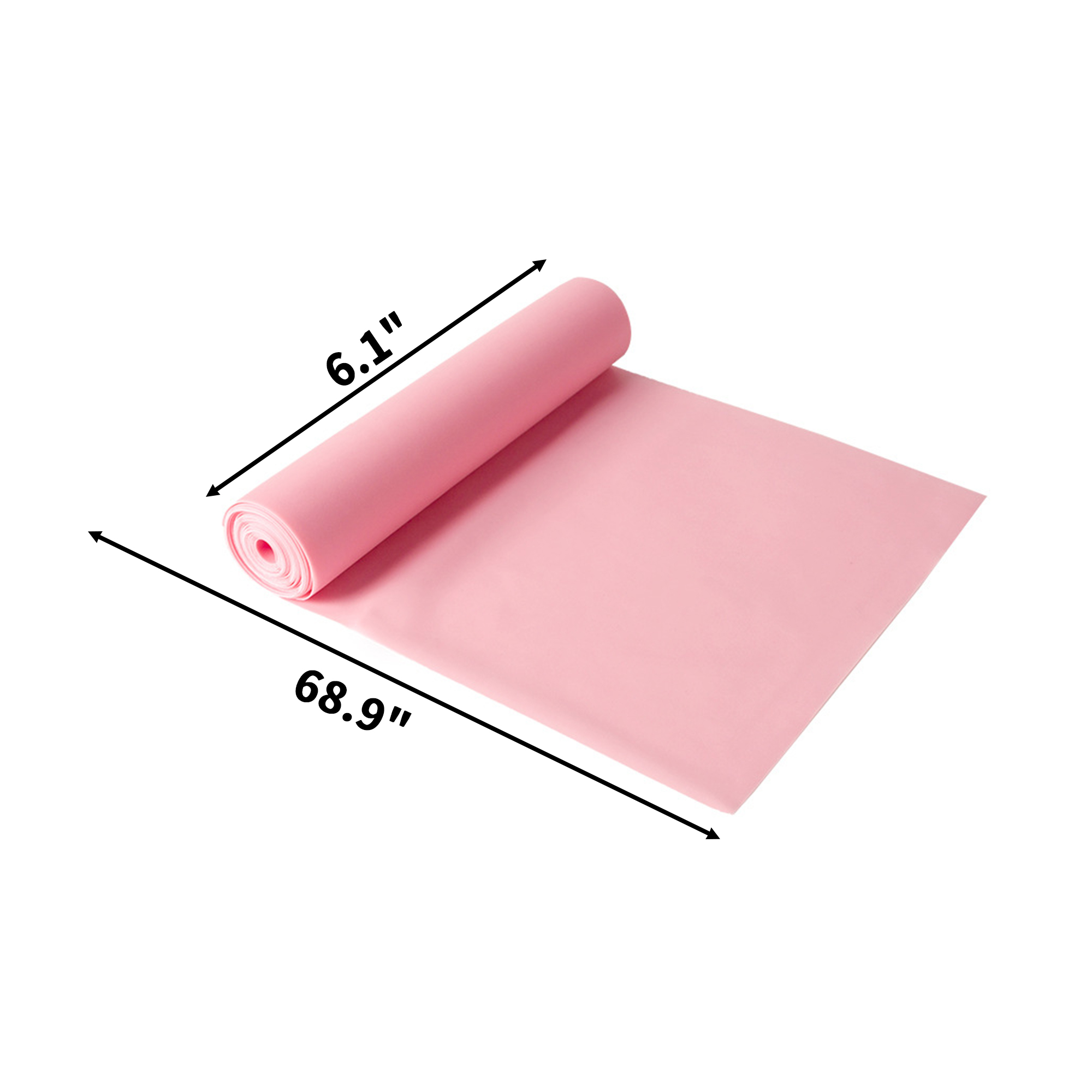 Natural Latex Exercise Band 59" X 6" 0.35 Millimeter 6