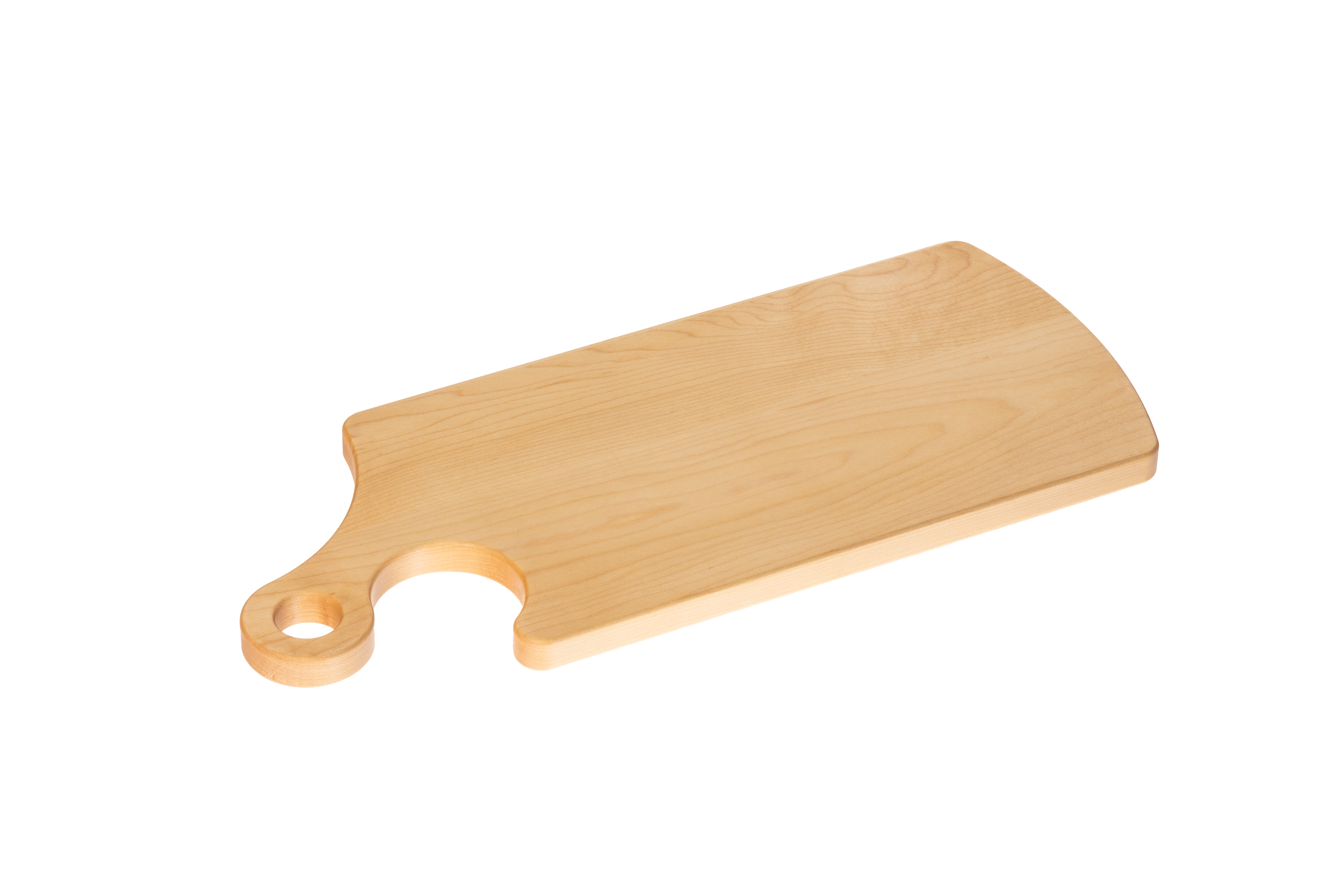 Maple Cutting Board with curved Handle 18"x7-1/2"x3/4" 2