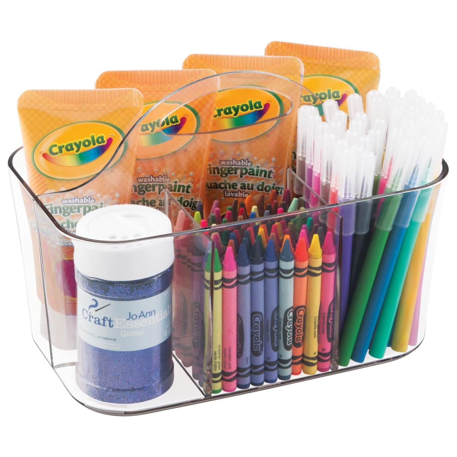 Plastic Portable Craft Storage Organizer Caddy Tote 4