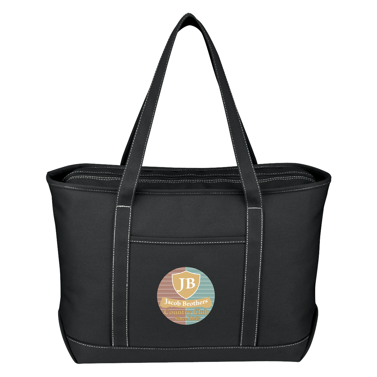 Large Cotton Canvas Yacht Tote Bag 9
