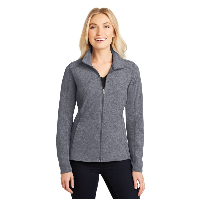 Port Authority Women's Heather Microfleece Full-Zip Jacket. 19