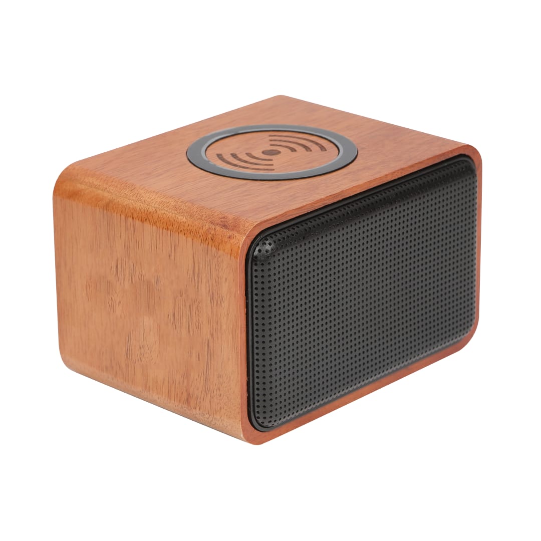 Wood Bluetooth Speaker with Wireless Charging Pad 56