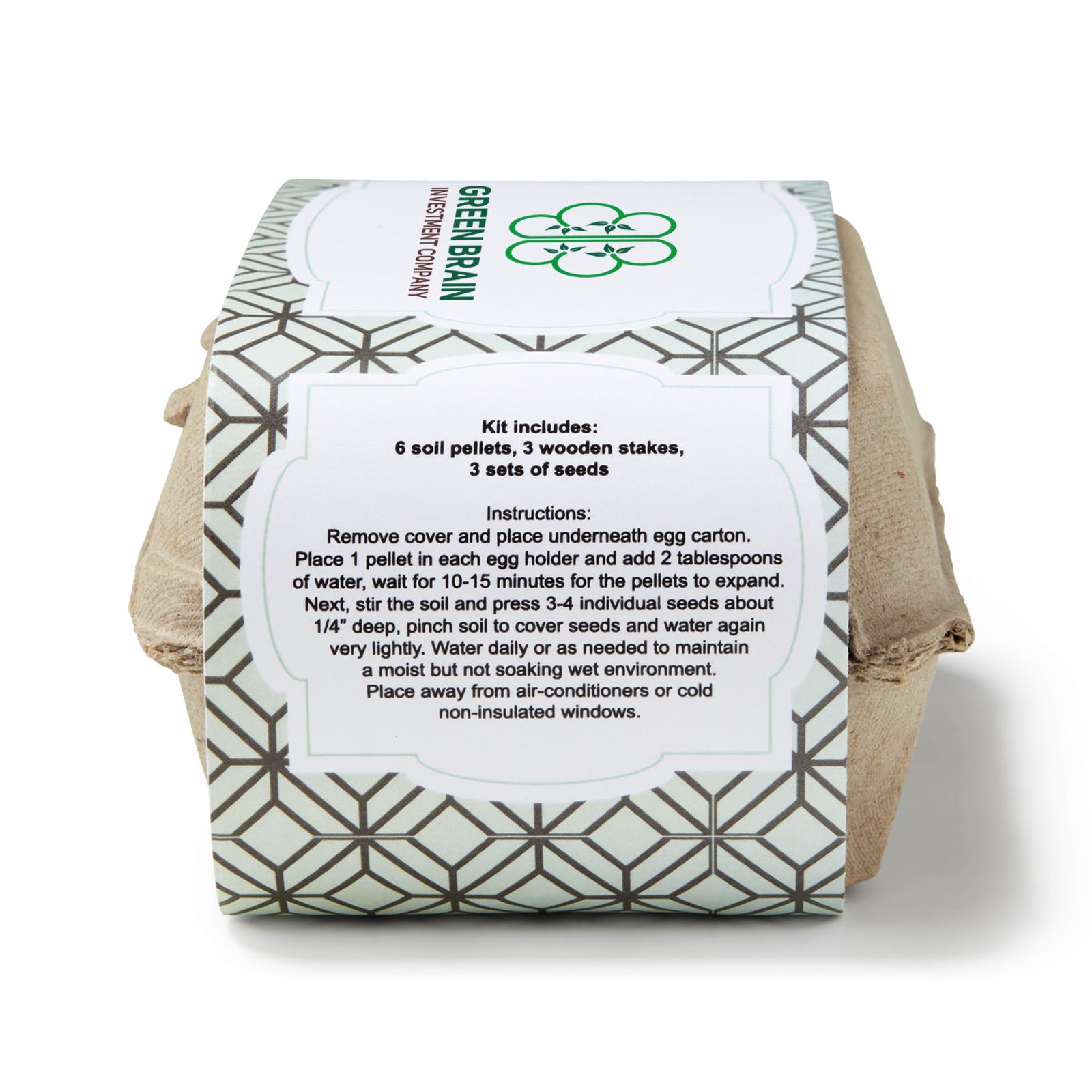 Grow Your Own Garden Kit-Herbal Tea w/Seeds 6