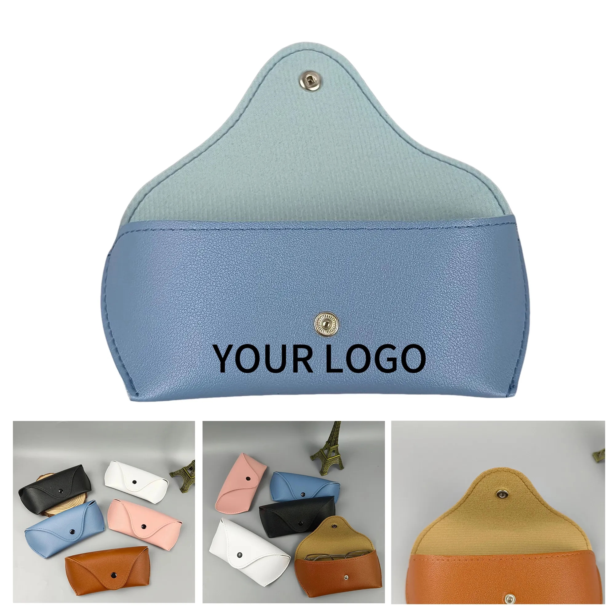 PU Leather Glasses Case for Travel 6