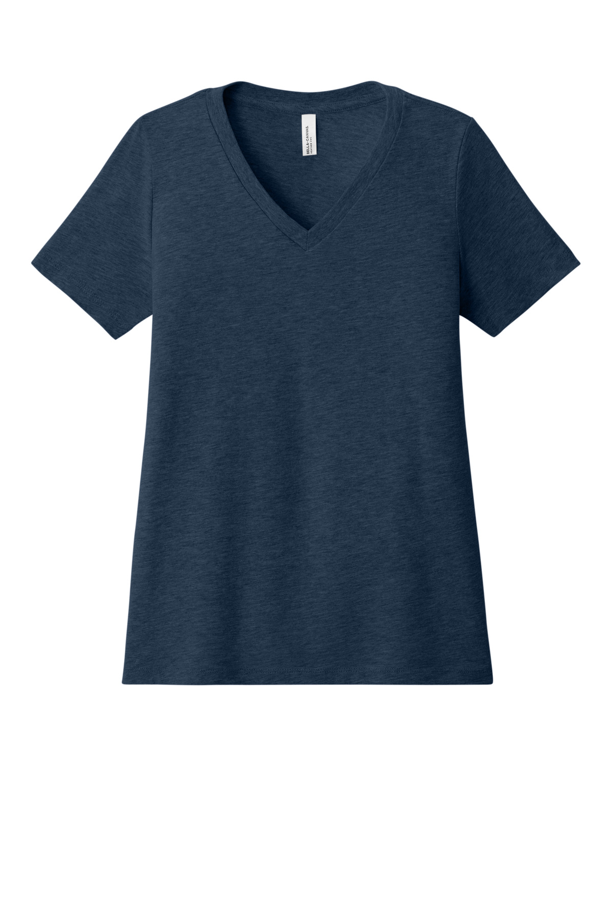 BELLA+CANVAS Women's Relaxed Heather CVC V-Neck Tee BC6405CVC 11