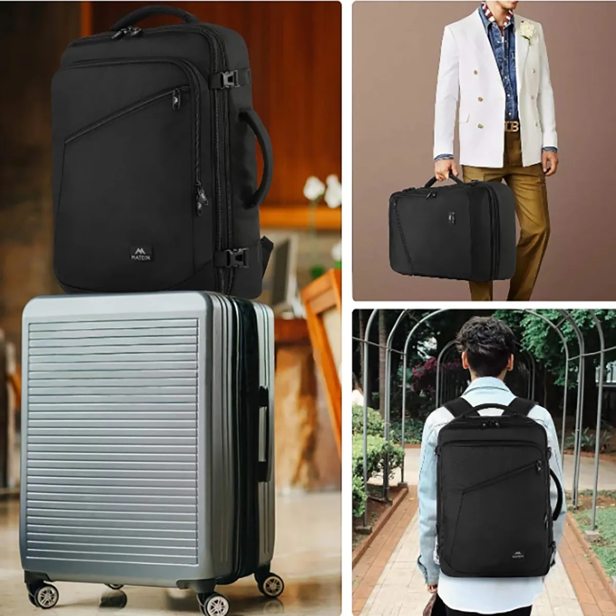 Extra Large Travel Backpack Expandable Airplane Approved Bag 4