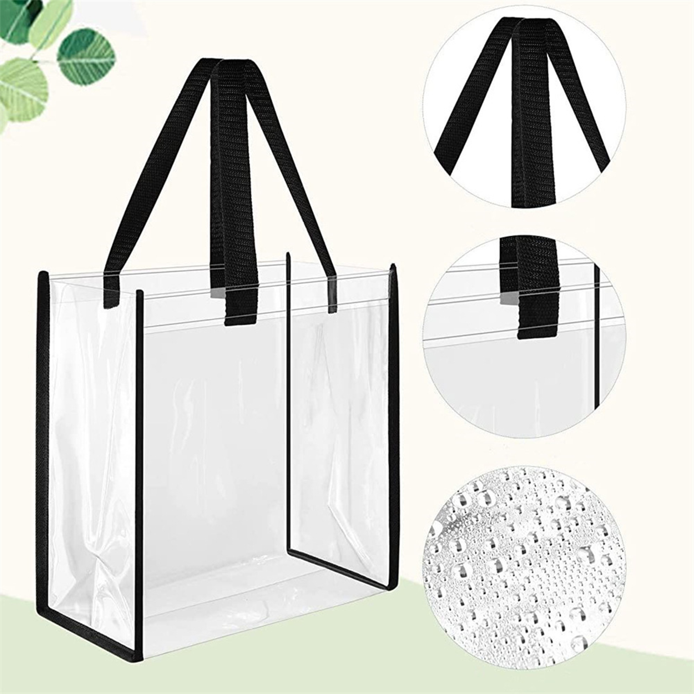 Pvc Clear Stadium Tote Bag 6