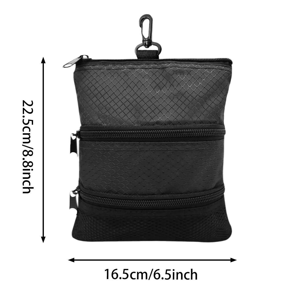 Compact Golf Pouch Bag With Clip For Essentials 2