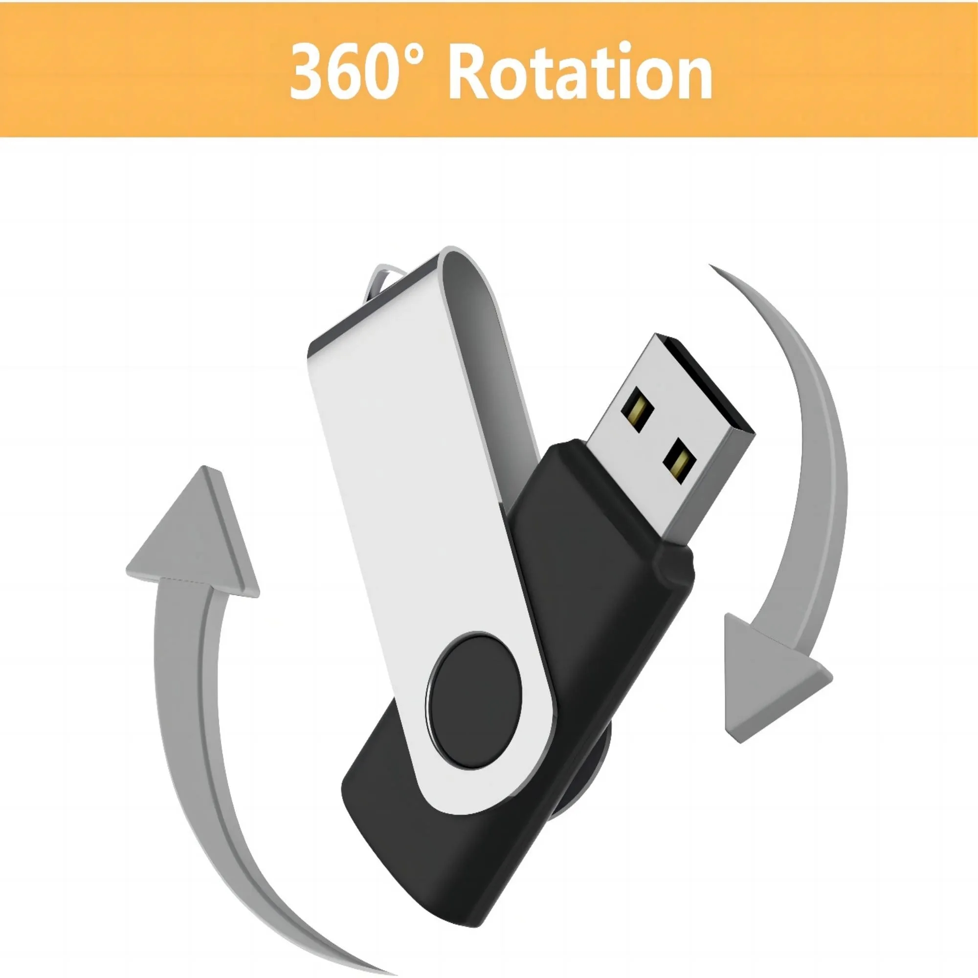 1GB Mini Plastic USB Flash Drive MOQ100 3