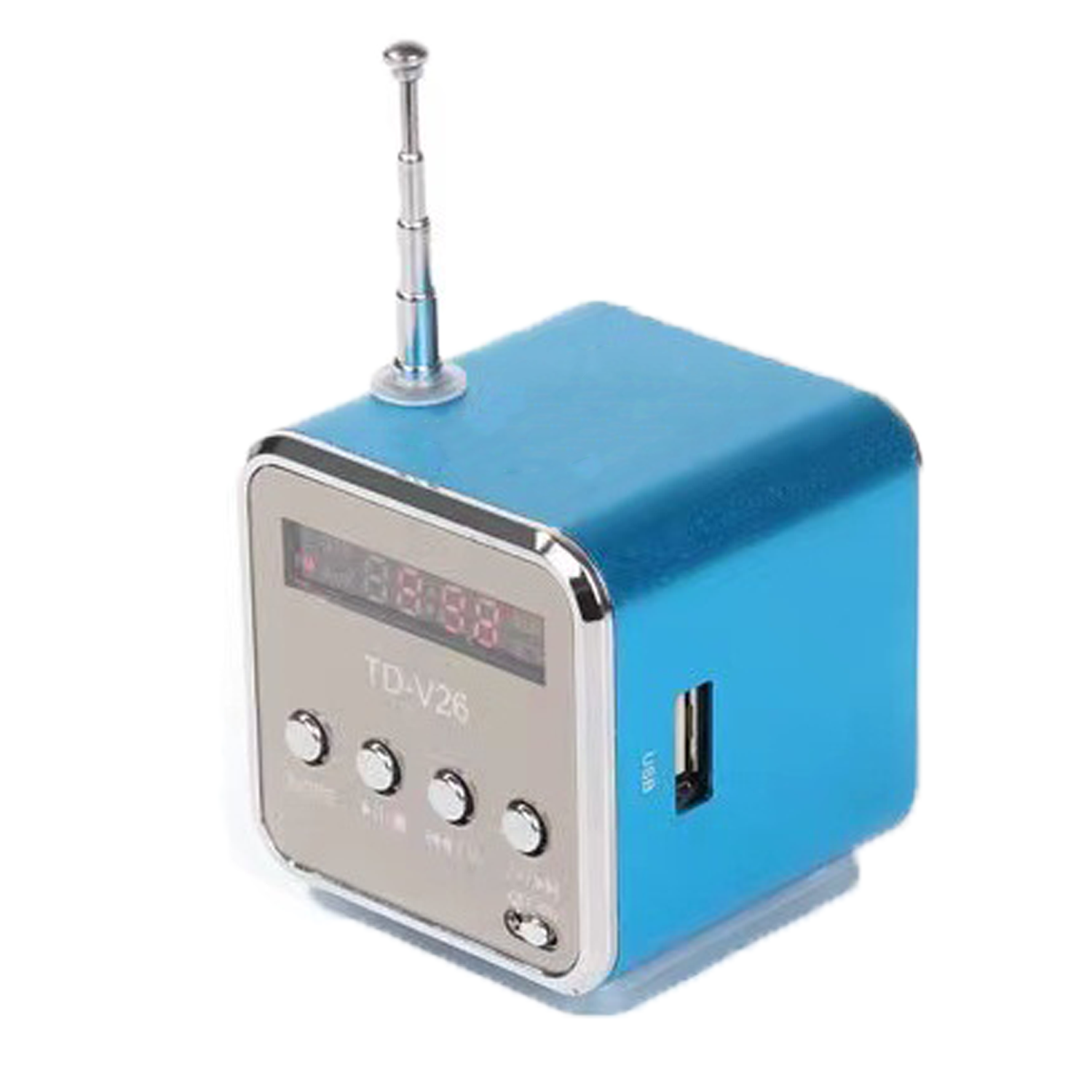 Mini Digital Music Radio Audio Stereo Player Speaker 6