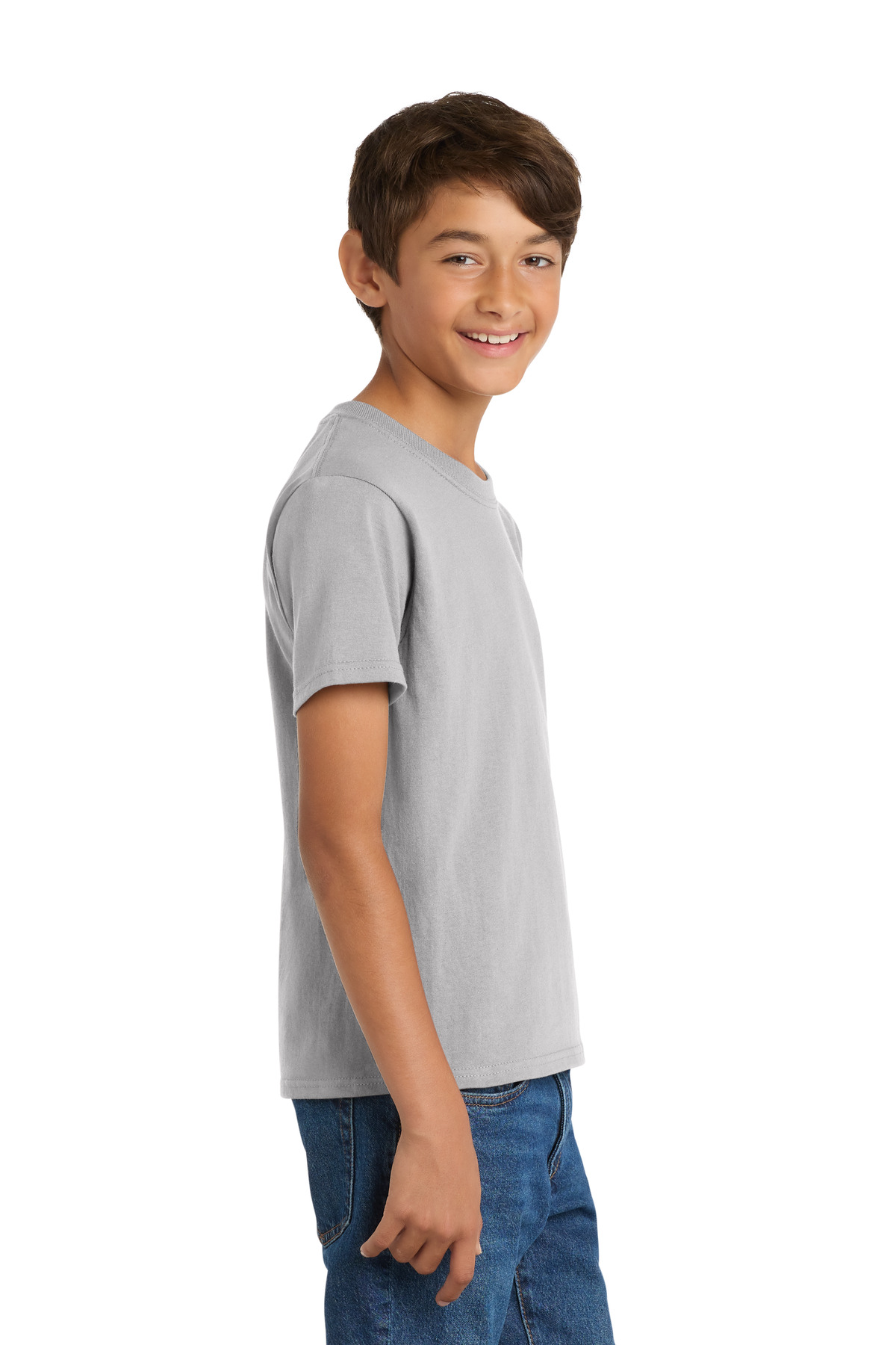 Port & Co Youth Core Cotton Tee. PC54Y 428