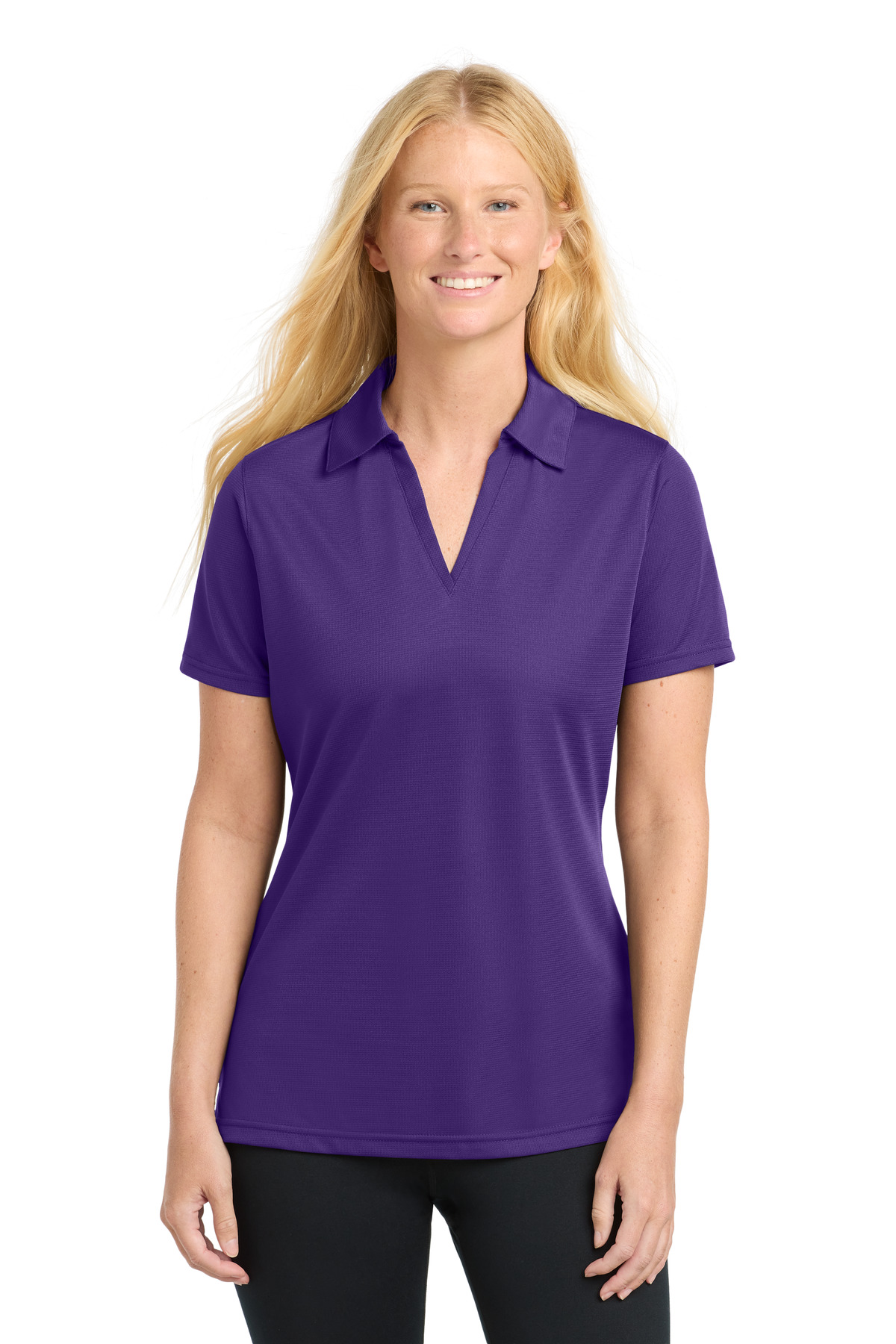 Sport-Tek Women's PosiCharge Active Textured Polo. LST690 19
