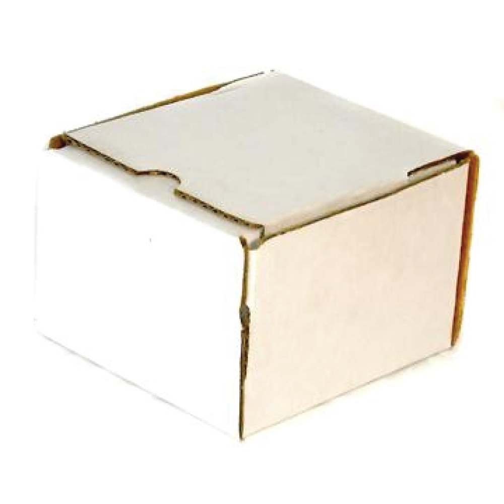 1 Piece White Gift Box 4 25" x 3 75" x 5 5" Non-Inserted