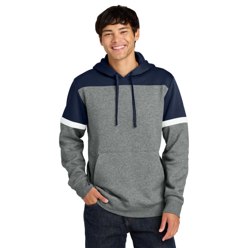 Sport-Tek Drive Fleece Colorblock Hoodie, custom hoodie or sweatshirt with logo imprint 4