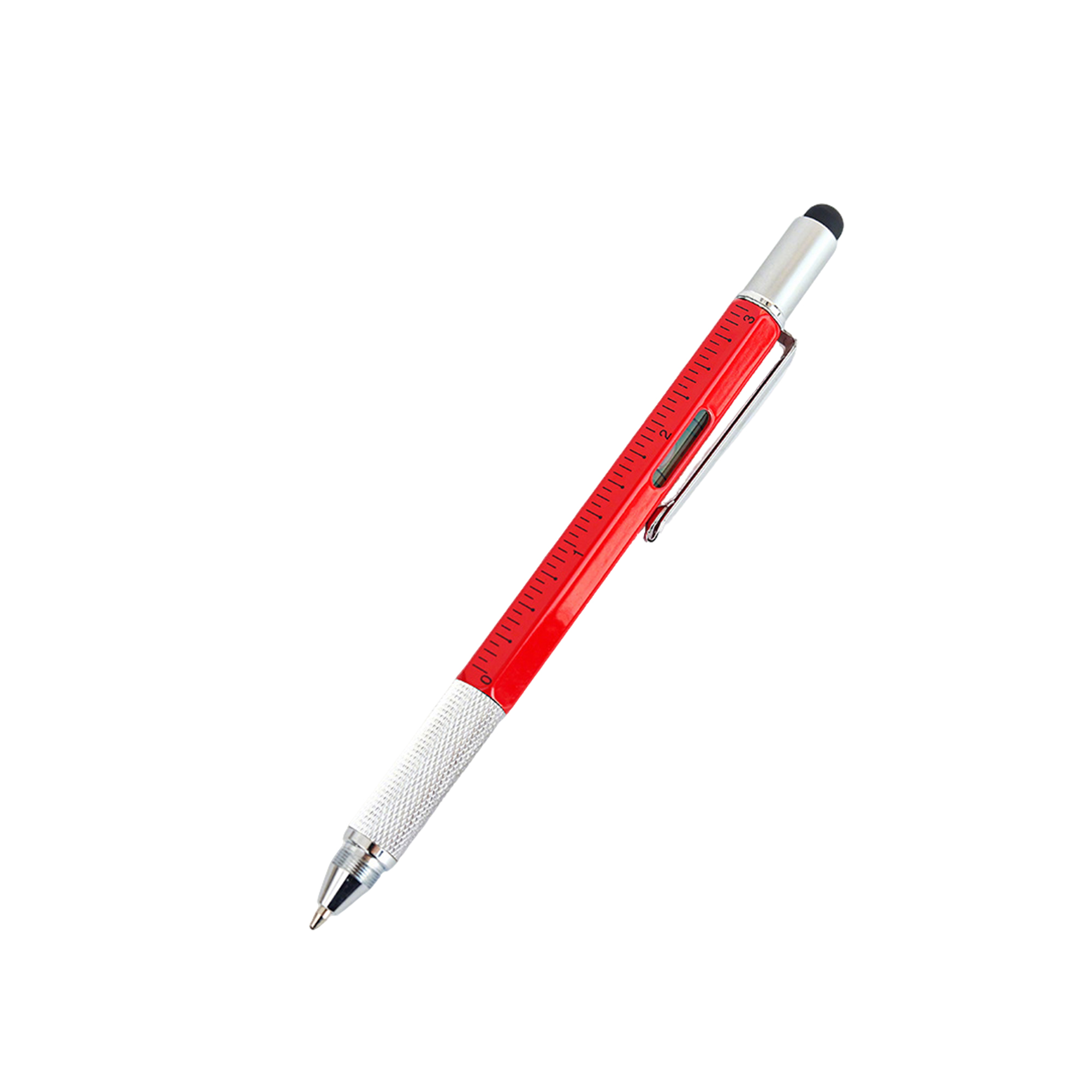Twist Action Multi Tool Ballpoint Pen With Ruler 9.5 x 0.38 x 0.38" 22